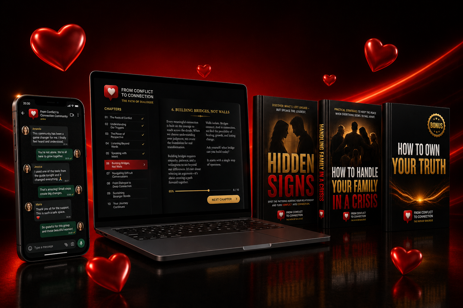 Everything you get: course, community, and bonuses